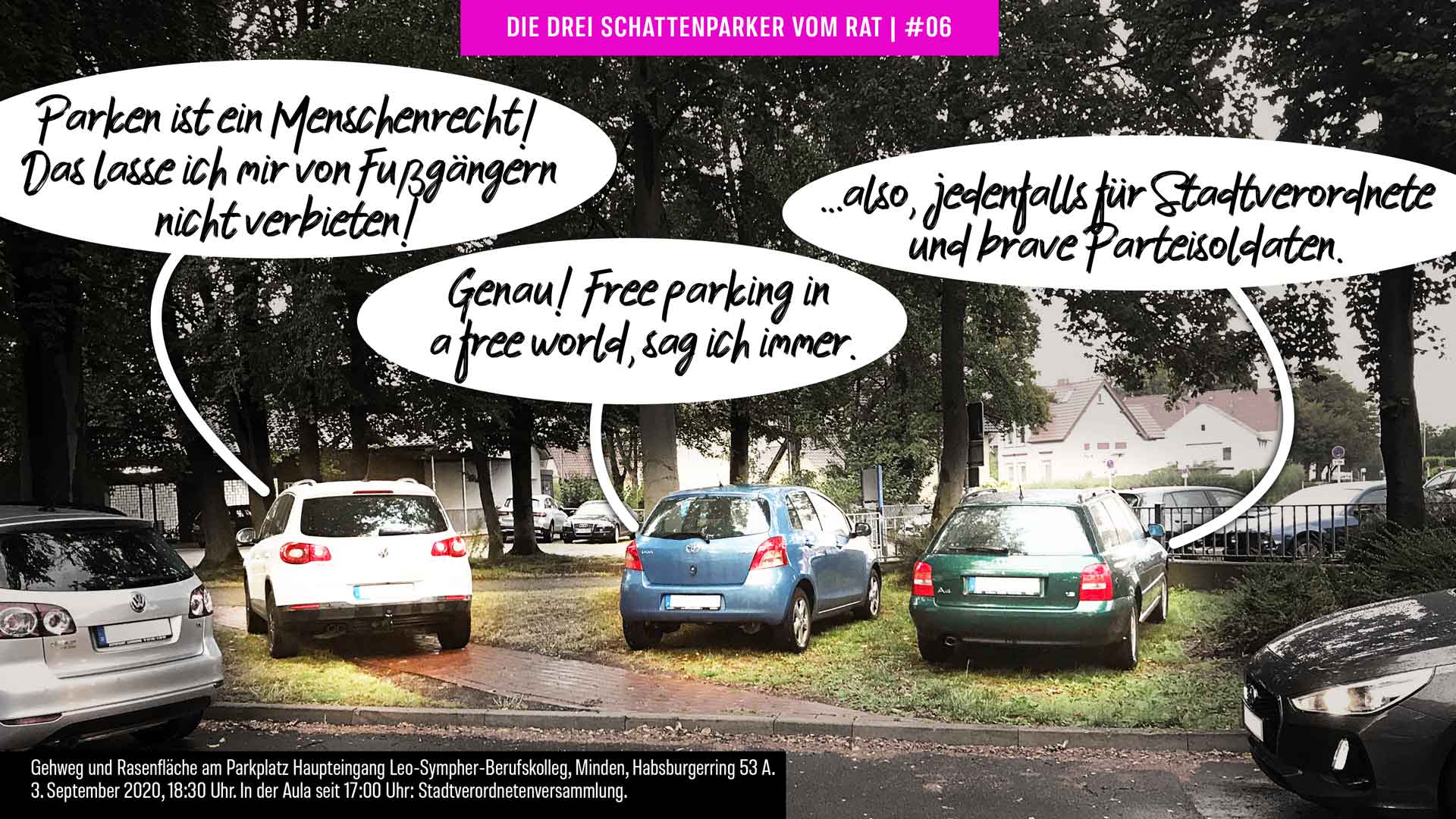 06-die-drei-schattenparker-vom-rat Episode 06 Die drei Schattenparker vom Rat Minden