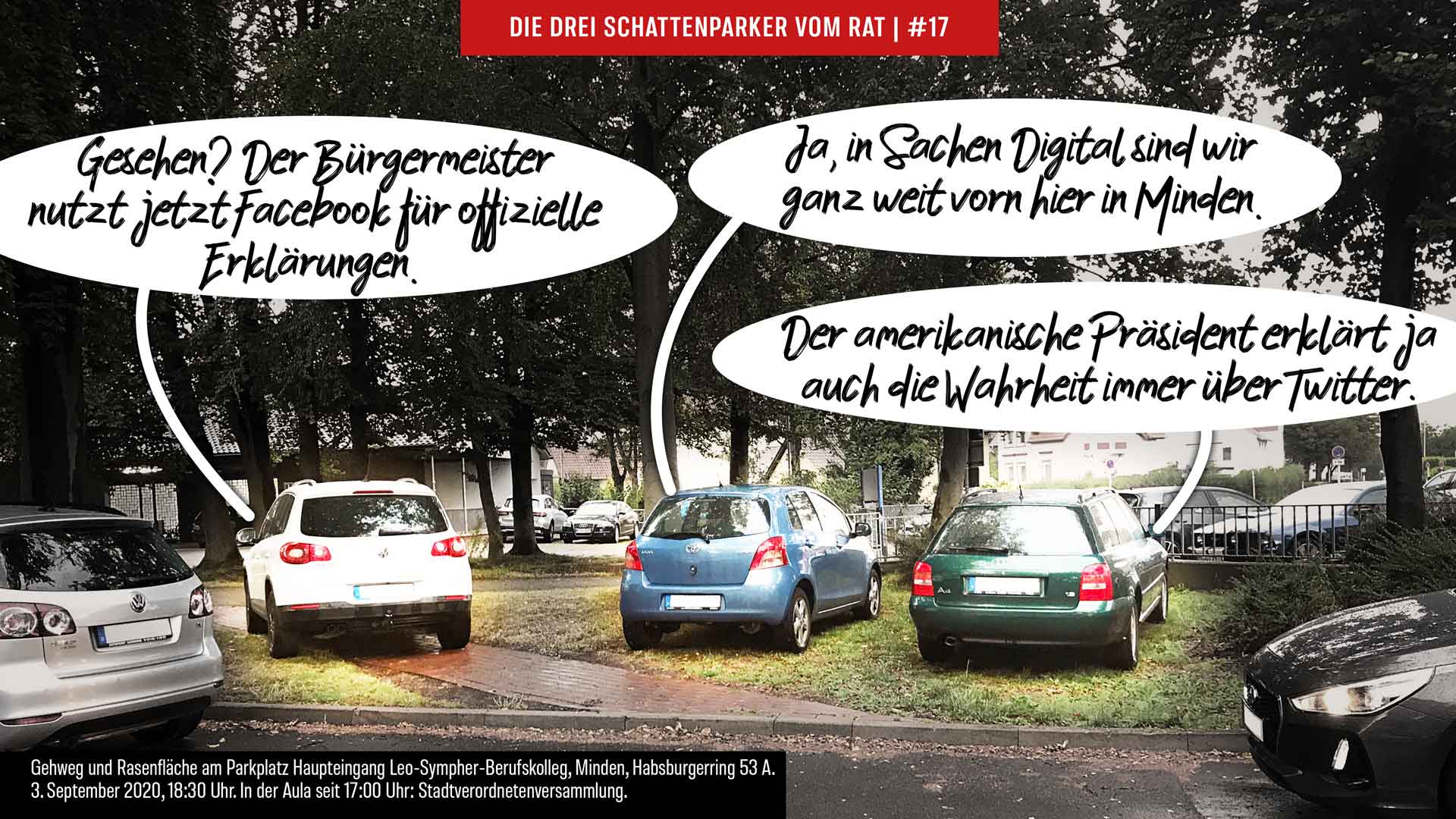 17-die-drei-schattenparker-vom-rat Episode #17 der Serie: Digitalisierung und der amerikanische Präsident
