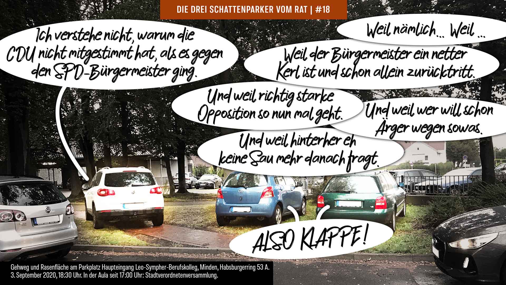 18-die-drei-schattenparker-vom-rat Episode #18: Die CDU gibt ein schwaches Bild ab in der Opposition